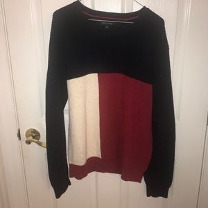 Vintage Tommy Hilfiger Big Flag Logo Knit Sweater